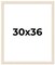30x36 Wide Barnwood Picture Frame with UV-Resistant Acrylic & Acid Free Backing, Available in 6 Paint Finishes - Grey, Brown, White, and Black